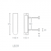 Кнокер дверной LB39