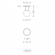 Ручка-кноб LB501V