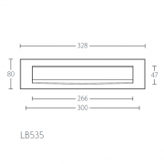 Крышка почтового ящика LB535