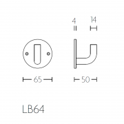 Крючок LB64