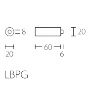 Ограничитель дверной LBPG