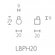 Крючок LBPH20