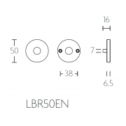 Розетка LBR50EN