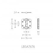 Петля дверная LBS