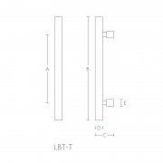 Ручка-скоба LBT-T