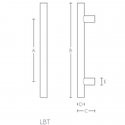 Ручка-скоба LBT