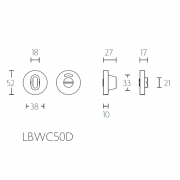 WC-комплект LBWC50D