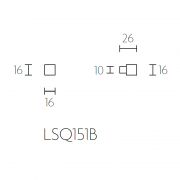 Ручка мебельная LSQ151A