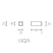 Ограничитель дверной LSQ25