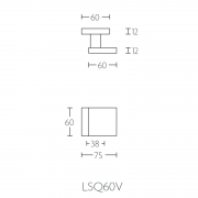 Ручка фиксированная LSQ60V