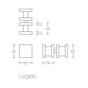 Ручка-кноб LSQ61G