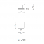 Ручка дверная LSQ61V