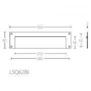 Крышка почтового ящика LSQ621BI