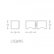 Ручка-кноб LSQ51G