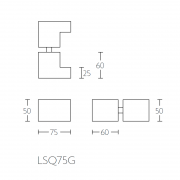 Ручка-кноб LSQ75G