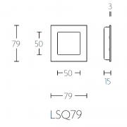 Ручка врезная LSQ79