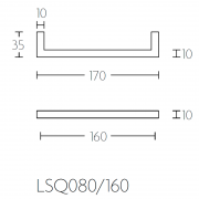 Ручка мебельная LSQ80/96