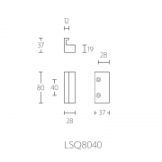 Ручка мебельная LSQ8040