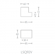 Ручка-кноб LSQ92V