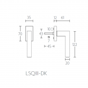 Ручка оконная LSQ3-DK