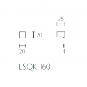 Ручка мебельная LSQK-160