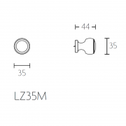 Ручка мебельная LZ25M