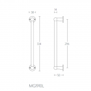Ручка-скоба MG1910L