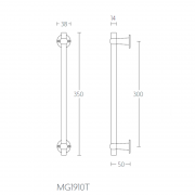 Ручка-скоба MG1910T