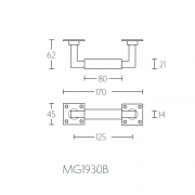 Ручка оконная MG1930B