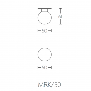 Ручка-кноб MRK/50