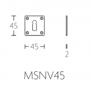 Розетка MSNV45