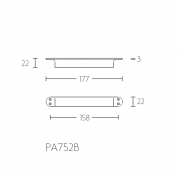 Ручка оконная PA752