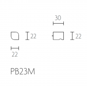 Ручка мебельная PB23M