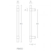 Ручка-скоба PB400