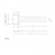 Полотенцедержатель PB450