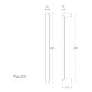 Ручка-скоба PBA400