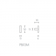 Ручка мебельная PBI13M