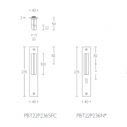 Ручка дверная PBT22P236