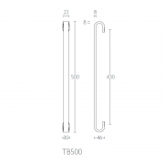 Ручка-скоба TB500