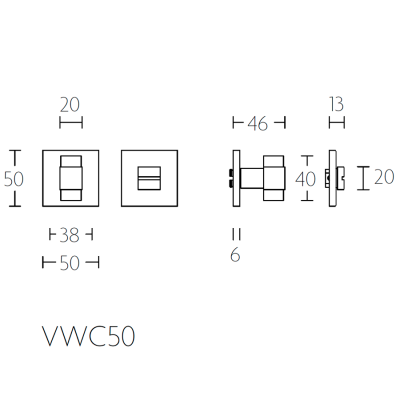 WC-комплект VWC50